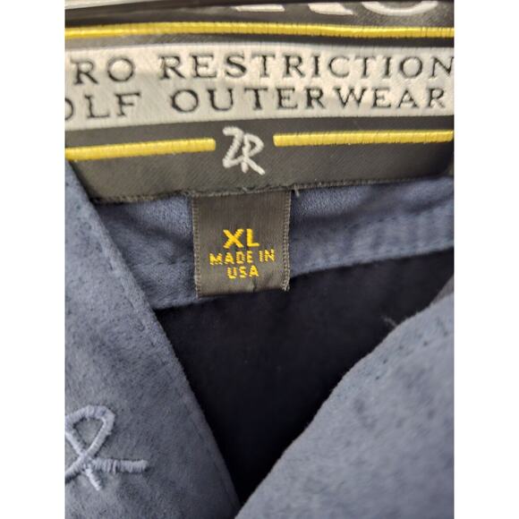 Zero Restriction Men's 1/4 Button Golf Pullover | Navy | Size XL - Picture 6 of 6